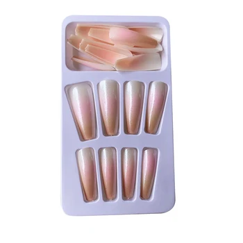1 set boje trake za nokte градиентного boje u stilu balerina, za žene i djevojčice
