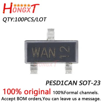 100PC 100% novi NUMW PESD1CAN SOT-23.Skup čipova