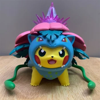 17 cm Model Pokémona Pikachu Cosplay Lutka Венузавр Igračka Anime Figure Ukras Božićni Poklon za rođendan