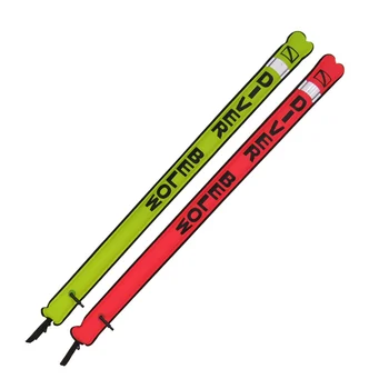 180 15 cm Signal cijev plutače Sportski Kobasica Marker za ronjenje fluorescentno crvena
