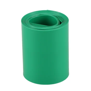 2 m 50 mm tamno zelena stisni cijev od PVC-a za 2 baterije 18650