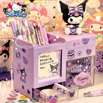 2023 Sanrio Višenamjenski Držač za olovke Velika Slatka kutija-organizator za uredski materijal za djevojčice Cinnamoroll Kuromi za studente