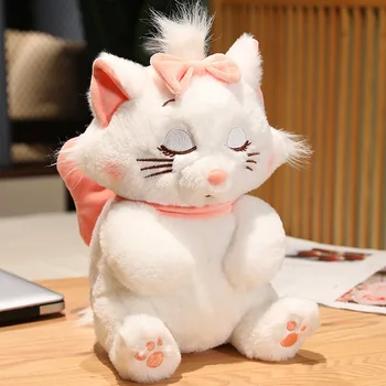 30/45 cm Kawai Disney Marie Kat Pliš igračke Starohrvatski Bijela mačka Mekana igračka Anime Stvari crtić lutka Božićni dar za djecu