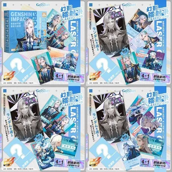 5/10 kom. Genshin Impact Anime Kartica Neuvillette Igraće Figure Laserski 3D Karta Dječje Igračke Za Stranke Casual Stil Poklon Za Rođendan