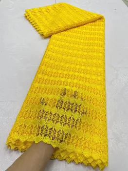 Afrička cvjetne čipke tkanina 2023, Izvanredni Francuski nadvoji cvjetne čipke tkanina, tkanina od mliječne svile sa šljokicama, cvjetne čipke tkanina za večernja haljina