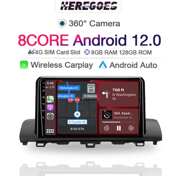 Auto media player Carplay DSP za Honda Accord 2018 2019 2020 2021 GPS Navigacija Stereo radio, Audio 8G + Bluetooth 128G