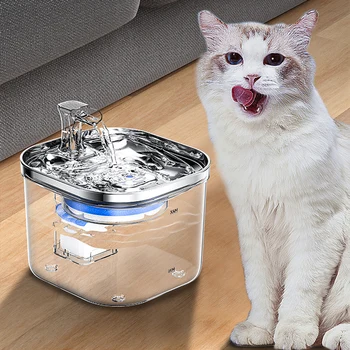 Automatski dozator vode za kućne ljubimce, od nehrđajućeg čelika, automatsko indukcije fontana, Dozator vode za mačke, stalna temperatura