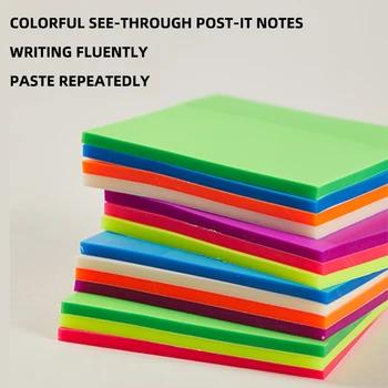 CHEN LIN 50 listova boje transparentna notepad za kućne LJUBIMCE s самоклеящимися naljepnice za bilješke, notepad za školski pribor