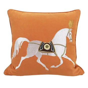 Dizajn Croker Horse, Vezene konj, torbica za диванной jastuk, jastučnicu, bez srca, torbica za naslon autosjedalice u osnovnoj spavaćoj sobi