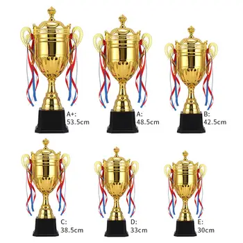 Dječji trofej sa trakama, pehar za sudjelovanje u nogometnim ceremonije dodjele nagrada, sportskih turnira, zabavi s благодарственными pokloni.