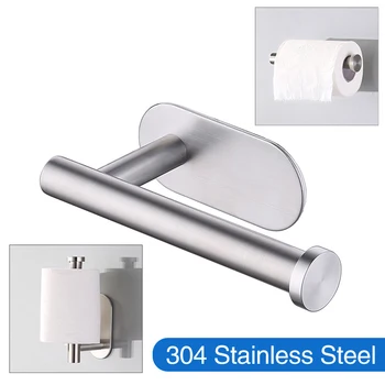 Držač za papir bez perforacije policu za toaletni papir od 304 nehrđajućeg čelika krom držač za toaletni papir