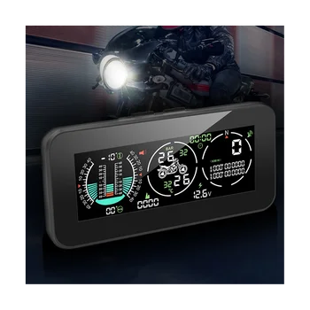 F3 Motocikl 3 u 1, Monitor pritiska u gumama GPS Brzinomjer Brzina vozila Brzinomjer, Mjerač nagiba TPMS ЖКЦифровой HUD