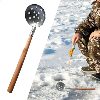 Gliser za led ribolov Kašičica Ribolov Metalni gliser za zimski ribolov na otvorenom