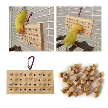 Igračka za penjanje po ptici za papige, измельчающая drveni tipkovnicu, žvakaća igračka za ptice u kavezu G5AB