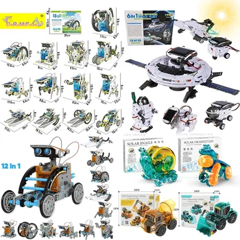 Igračke za dječake serije Solar, postavlja robotike, edukativne igračke, Solarni robot Montessori Za djecu, igračka STABLJIKE High Tech Science kids
