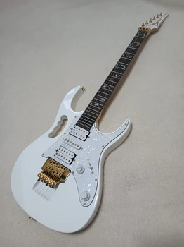 Kvalitetna električna gitara, OEM, logo ispod boje, nije naljepnica, inlay Древом života, maska od ružinog drveta, glatka boja