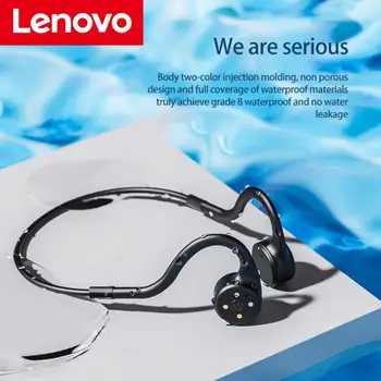 Lenovo X5 Slušalice S Koštane Vodljivosti Za Kupanje Sportske Vodootporan Hi-Fi MP3 Music Player Slušalice za Ronjenje Ugrađenih 8 GB