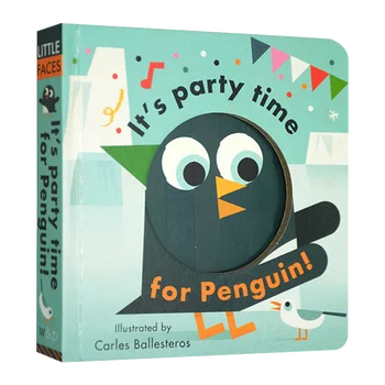 Little Faces It ' s Party Time for Penguin, Dječje knjige za djecu 1, 2, 3 godina, Engleska, kontakti sa slikama, 9781786033215