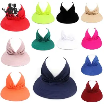 Ljeto plaža šešir, Sunčane šeširi s velikim vizir Za žene, Gornji dio sa zaštitom od uv zračenja, Kao Sportsku kapu za trčanje