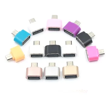 Lot 10шт Plastični ili Aluminijski Trup OTG USB 2.0 Ženski na Mini Micro 5-Pinski Muški Pretvarač Kabelski Priključak za Adapter za Smartphone