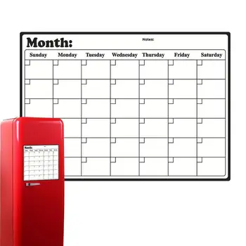 Magnetni Kalendar za Hladnjak 16,5x11,6 inča Magnetska Ploča Planer Hladnjaka Jaki Magnet Dnevni Popis Tjedni Raspored Peglanje