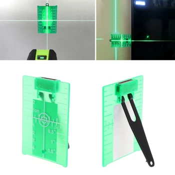 Magnetska zelena cilj za jog laser razinu od križne linije, mjerač udaljenosti