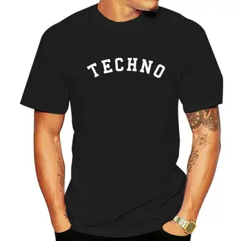 Majica, t-shirt Techno Music EM, Top i t-shirt Techno Festival, хлопковая majica unisex, Nove majice s буквенным po cijeloj površini, muška majica