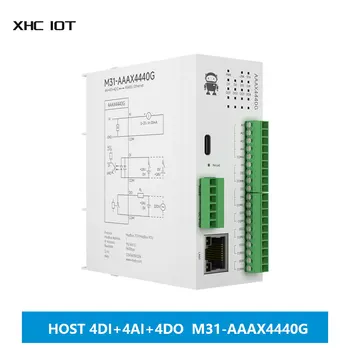 Modul distribuirani udaljeni io 4DI + 4AI + 4DO s analognog prekidača prikupljanje podataka XHCIOT M31-AAAX4440G Host modul s besplatnim vezom PNP NPN