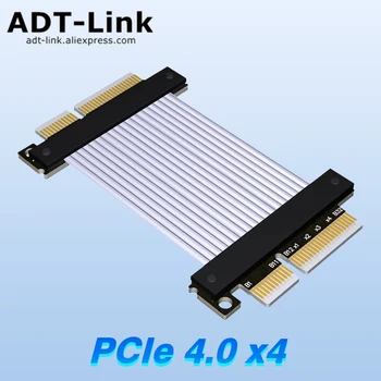 NOVI Produžni kabel, PCIe 4.0 X4 od čovjeka do čovjeka PCI Express 4x Riser Signal Priključne kabel Gen4 Full Speed 64G/bps ADT K22VS K22NS