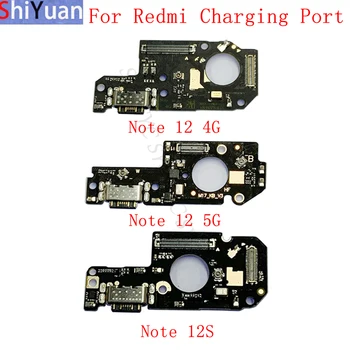 Naknada za USB priključak priključak za punjenje Fleksibilan kabel za Xiaomi Redmi Note 12 5G 12S Rezervni dijelovi za punjač priključak