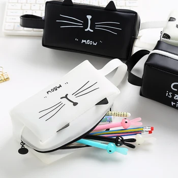 Novi Slatka Mačka kutija za olovke, косметичка, Putnu torbu za pranje, косметичка u stilu velika Univerzalna torba za toaletni