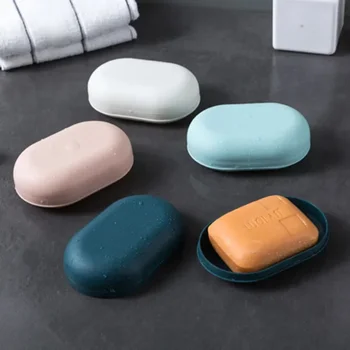 Novi kreativni kutija za sapun ručne izrade za putovanja, сверхплотное pečat sa poklopcem kutija za sapun, vodootporna, karamela boje