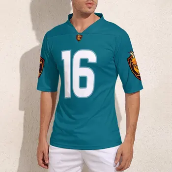 Personalizacija Nogometne dresove Jacksonville broj 16, berba muške majice za ragbi trening majice za ragbi na red