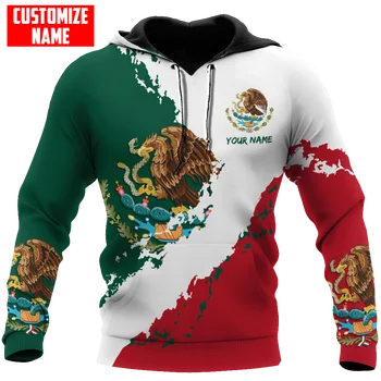 Personalizirane Meksički Zastava Asteka S 3D Ispis Po Cijelom Tijelu Modne Muške veste Unisex pulover na munje Svakodnevni jakna Sport Odijela TDD152