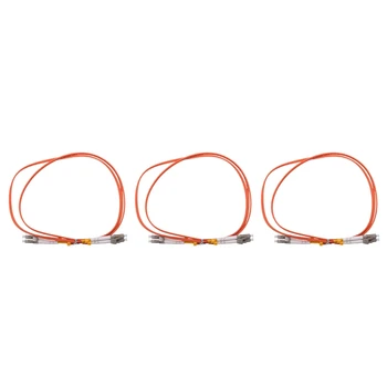 Priključni kabel 3PCS duljine 1 m, Двухшпиндельный multi-mode LC-LC, Fiber-optički patch kabel LC LC od LC na LC