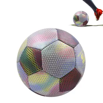 Reflektirajućim loptu, sjajno u mraku Nogometne lopte Na poklon za dječake, djevojčice, muškarce, zaljubljenicima u nogomet, početnicima u nogometu u zatvorenom prostoru i na otvorenom