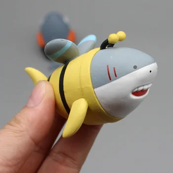 Serija Funny Shark Model Igračke Privjesak Privjesak Navoj na morskog psa Vilica za morski pas Morski pas Pčela Morski pas Dinja Ukras radne površine ručno Poklon
