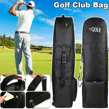 Soft putne torbe za golf na kotačima, zrakoplovstvo torba velikog kapaciteta, praktično i čvrste torbe za golf klubova 600D, torba za pohranu, izravna dostava