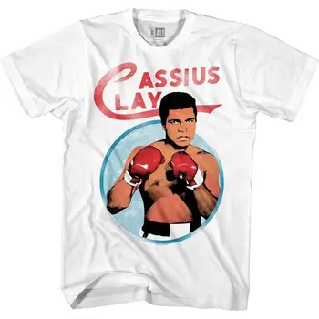 Starinski plakat Muhammad Ali Кассиуса Ljepila, muška t-shirt, SLUŽBENI boksački proizvod
