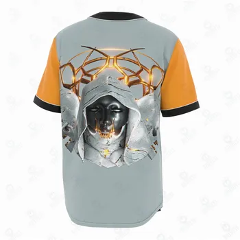 Svježe Područja Hip-Hop Boem Trinity Baseball Majica Majice na zakopčane Sportski oblik Muškarci Žene Personalizirane Majica za softball