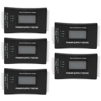 Tester napajanja 5X20 + 4-pinski LCD zaslon za ATX, ITX, BTX, PCI-E, SATA HDD