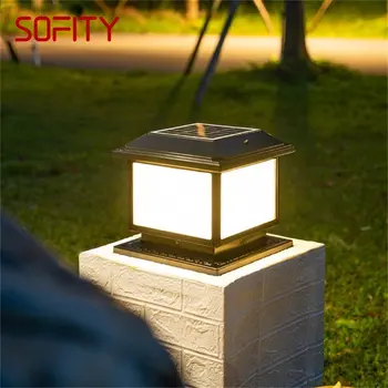 Ulični solarni svjetiljke, zidne svjetiljke sa kondenzatorima, vodootporan IP65, moderna led lampa za kuću i vrt