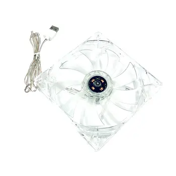 Ventilator za hlađenje DC 12 cm USB 5 U s niskom razinom buke Brushless ventilator Čahura шарикоподшипника Ležaj hidrauličke tekućine za 3D pisača