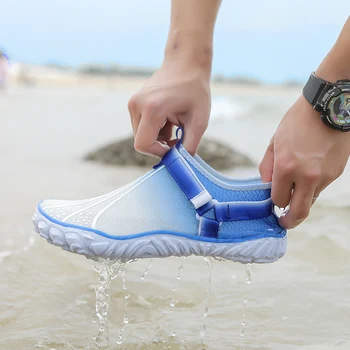 Vodootporna obuća Muška ženska Plaža cipele za jedrenje Быстросохнущие vodeni čarape Cipele za bazen za surfing, yoga, aerobik u vodi