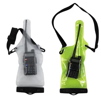 Vodootporna torba-torbica za voki-toki, dvosmjerne radio komunikacije, puna zaštitna torbica, držač za remen, prijenosni vanjski napajanje