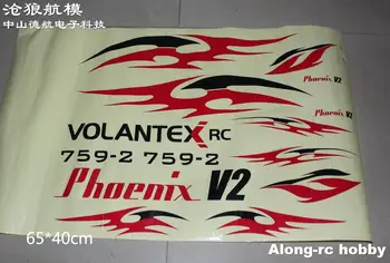 Volantex RC Avion Saber 920 756-2 Jedrilica 759-2 Phoenix V2 742-7 Phoenix S Part Decal Naljepnica Za RC Aviona DIY Modela Zrakoplova