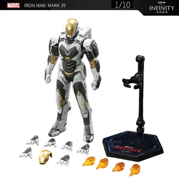 ZD Marvel Legends, figurice Iron man Mk39 1:10, anime-igračku model, što je Tony Stark, Zbirka hobi, Božićni pokloni za djecu