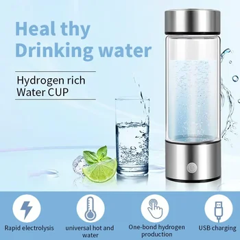 čaša za vodu kapaciteta 420 ml, s visokim udjelom vodika Električni generator vode sa visokim sadržajem vodika Boca Titan Kvalitativni filter Prijenosni Antioksidativni Ionizator