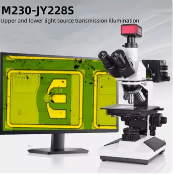 трехглазый металлографический mikroskop visoke rezolucije i snage, digitalni prikaz, stručni e-testiranje